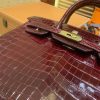 爱马仕 Birkin铂金包 波尔多酒红 一级皮 尼罗鳄鱼 进口原料 顶级手缝工艺 30cm