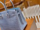 爱马仕 Birkin 30cm 北方蓝 银扣 一级皮 尼罗鳄鱼皮 臻品级别