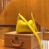 爱马仕 Mini Lindy 18cm TC大牛皮 那不勒斯黄 原版蜜蜡线 顶级手缝工艺