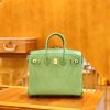 爱马仕 Birkin 25cm 牛油果绿 Epsom小牛皮 金扣 原版蜜蜡线 顶级手缝