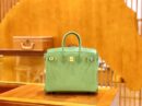 爱马仕 Birkin 25cm 牛油果绿 Epsom小牛皮 金扣 原版蜜蜡线 顶级手缝