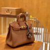 爱马仕 Birkin Touch 25cm 焦糖 金棕 金扣 哑光鳄鱼皮 拼小牛皮 新货