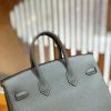 74f4c65861769e1.jpg 爱马仕 Birkin 25cm 海鸥灰 Togo小牛皮 金扣 原版蜜蜡线 顶级手工缝制