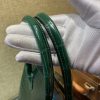 爱马仕 Birkin 祖母绿 一级尼罗鳄鱼皮 顶级工艺全手工制作 25cm