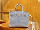 爱马仕 Birkin 30cm 北方蓝 银扣 一级皮 尼罗鳄鱼皮 臻品级别