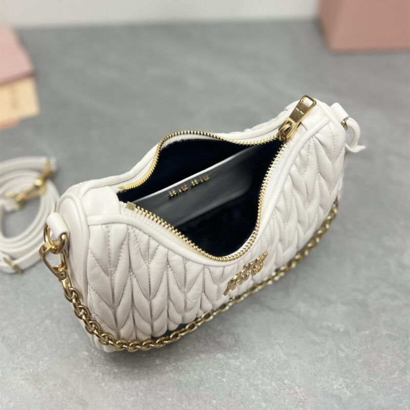 miumiu缪缪*5BH211单肩包白色免检版 - Image 6