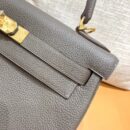 爱马仕 Kelly 凯莉包 锡器灰 小牛皮 28cm