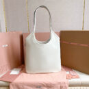 miumiu缪缪*IVY系列5BG231限定款Tote包白色免检版