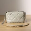 Chanel 19Bag系列羊皮单肩包灰色免检版