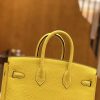 爱马仕 Birkin Touch 25cm 那不勒斯黄 鳄鱼皮拼牛皮 全手工缝制