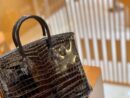 爱马仕 Birkin 铂金包 经典黑 一级皮 尼罗鳄鱼皮 臻品级别 金扣 25cm