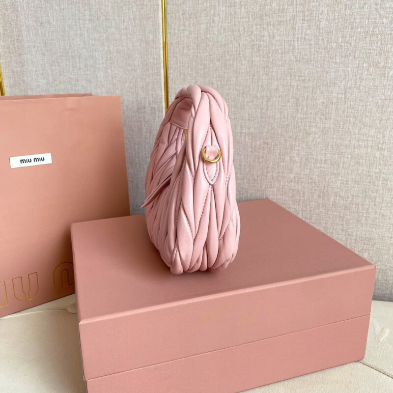 miumiu缪缪*5BP078Mini单肩包粉色免检版 - Image 6
