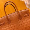 爱马仕 Birkin 30cm 金棕 一级尼罗鳄 金扣 原版蜜蜡线 顶级手缝