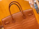 爱马仕 Birkin 30cm 金棕 一级尼罗鳄 金扣 原版蜜蜡线 顶级手缝