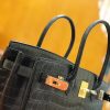 爱马仕 Birkin 30cm 经典黑 雾面 尼罗鳄鱼皮 金扣 原版蜜蜡线 顶级手缝 现货