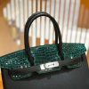 爱马仕 Birkin Touch 30cm 黑色 一级鳄鱼皮拼Togo牛皮 原版蜜蜡线 顶级手工