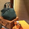 爱马仕 Lindy琳迪包 墨绿色 德国进口togo牛皮 全手工缝制 银扣 30cm