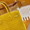 7f74c4088afe66f.jpg 爱马仕 Birkin 铂金包 琥珀黄 一级皮 尼罗鳄鱼皮 臻品级别 金扣 30cm
