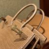 爱马仕 Birkin铂金包 奶茶色 一级皮 尼罗鳄鱼 进口原料 顶级手缝工艺 30cm