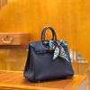 爱马仕 Birkin 25cm 鸢尾兰 Togo小牛皮 金扣 原版蜜蜡线 顶级手工缝制