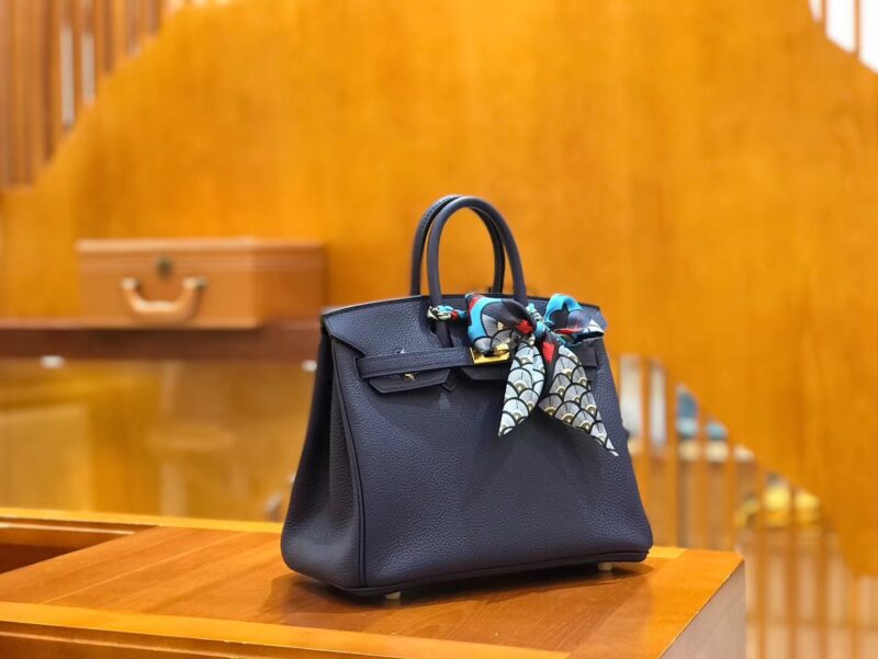 爱马仕 Birkin 25cm 鸢尾兰 Togo小牛皮 金扣 原版蜜蜡线 顶级手工缝制