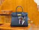 爱马仕 Birkin 30cm 明兰色 Togo小牛皮 金扣 原版蜜蜡线 顶级手工缝制