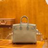 爱马仕 Birkin Touch 25cm 斑鸠灰 鳄鱼皮拼牛皮 全手工缝制