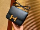 爱马仕 Constance 18cm 松柏绿 金扣 掌纹牛皮 全手工缝制 现货
