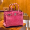 爱马仕 Birkin 铂金包 桃红色 尼罗鳄 30cm