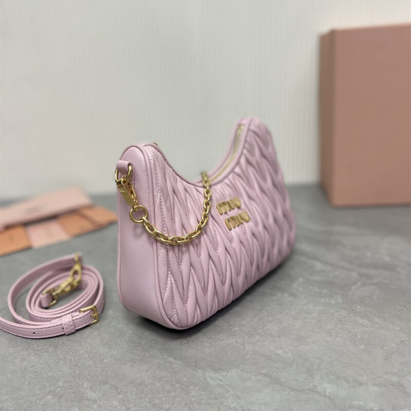 miumiu缪缪*5BH211单肩包粉色免检版 - Image 3