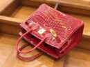 爱马仕 新增现货 birkin 铂金包 法拉利红 一级鳄鱼皮 30cm