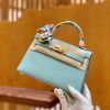85b836757505cff.jpg 爱马仕 Mini Kelly 19cm 马卡龙 金扣 掌纹牛皮 全手工缝制