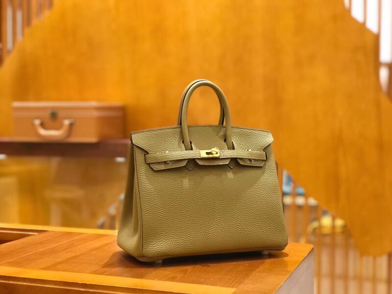 爱马仕 Birkin 25cm 大地色 Togo小牛皮 金扣 原版蜜蜡线 顶级手工缝制 - Image 2