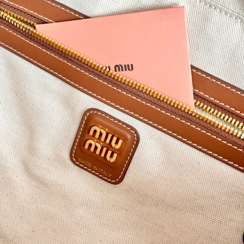 miumiu*5BB17长肩带公文包白色免检版 - Image 12