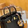爱马仕 Birkin Touch 25cm 经典黑 鳄鱼皮拼Togo皮 金扣 原版蜜蜡线 顶级手缝