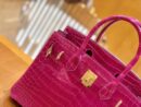 爱马仕 Birkin 30cm 天方夜谭紫 金扣 一级皮 尼罗鳄鱼皮 臻品级别