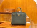 爱马仕 Birkin 25cm 杏仁绿 金扣 掌纹牛皮 全手工缝制