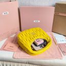 miumiu缪缪*Matelasse系列5BC125手袋黄色免检版