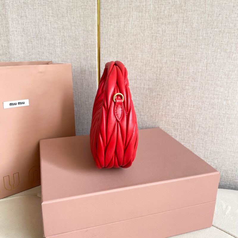 miumiu缪缪*5BP078Mini单肩包红色免检版 - Image 4
