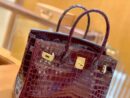 爱马仕 Birkin 30cm 波尔多酒红 尼罗鳄鱼皮 金扣 原版蜜蜡线 顶级手缝 现货
