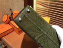 爱马仕 迷你2代 mini Kelly 丛林绿 仿蜥蜴皮 全手工缝制 19cm
