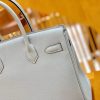 87e9c7191cfc9ba.jpg 爱马仕 Birkin 30cm 冰川蓝 银扣 德国进口togo 牛皮 全手工缝制