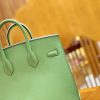 爱马仕 Birkin 25cm 掌纹牛皮 牛油果绿 金扣 外缝