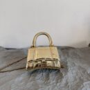 Balenciaga*Nano系列迷你沙漏包金色