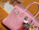 爱马仕 Birkin 30cm 锦葵紫 Togo小牛皮 银扣 原版蜜蜡线 顶级手工缝制