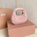 miumiu缪缪*5BP078Mini单肩包粉色免检版