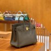 爱马仕 Birkin 25cm Togo皮 锡器灰 金扣 原版蜜蜡线 全手工缝制
