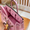 爱马仕 Birkin 铂金包 X9锦葵紫 德国进口牛皮 全手工 30cm 现货