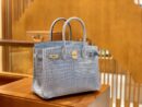 爱马仕 Birkin 30cm 浅水蓝 金扣 一级皮 尼罗鳄鱼皮 臻品级别