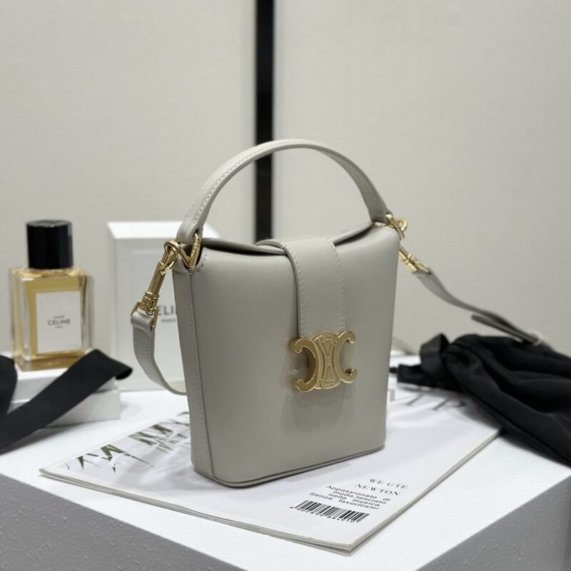 Celine*BucketMini系列手袋10K943灰色免检版 - Image 3